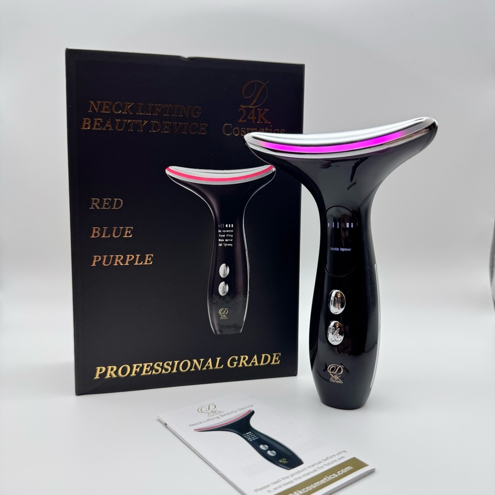 Professional Grade Neck Lifting Pulse Beauty Device Light Therapy 100% Authentic